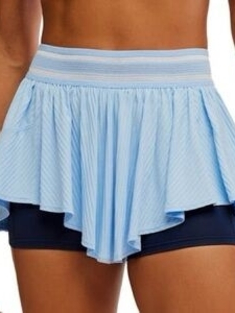 FP Movement by Free People Light Blue & Navy Layered Active Skort - Picture 5 of 5